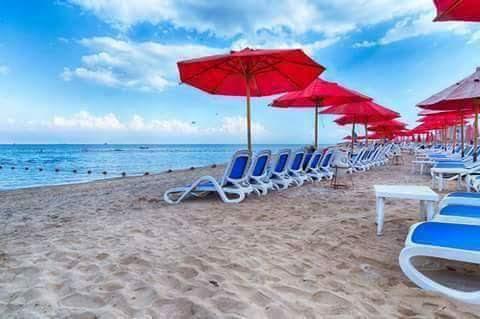 Chalet Porto South Beach - Beach Front Sea View Ain Sukhna Exterior photo